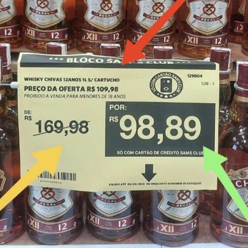 Entendendo as etiquetas do Sam’s Club